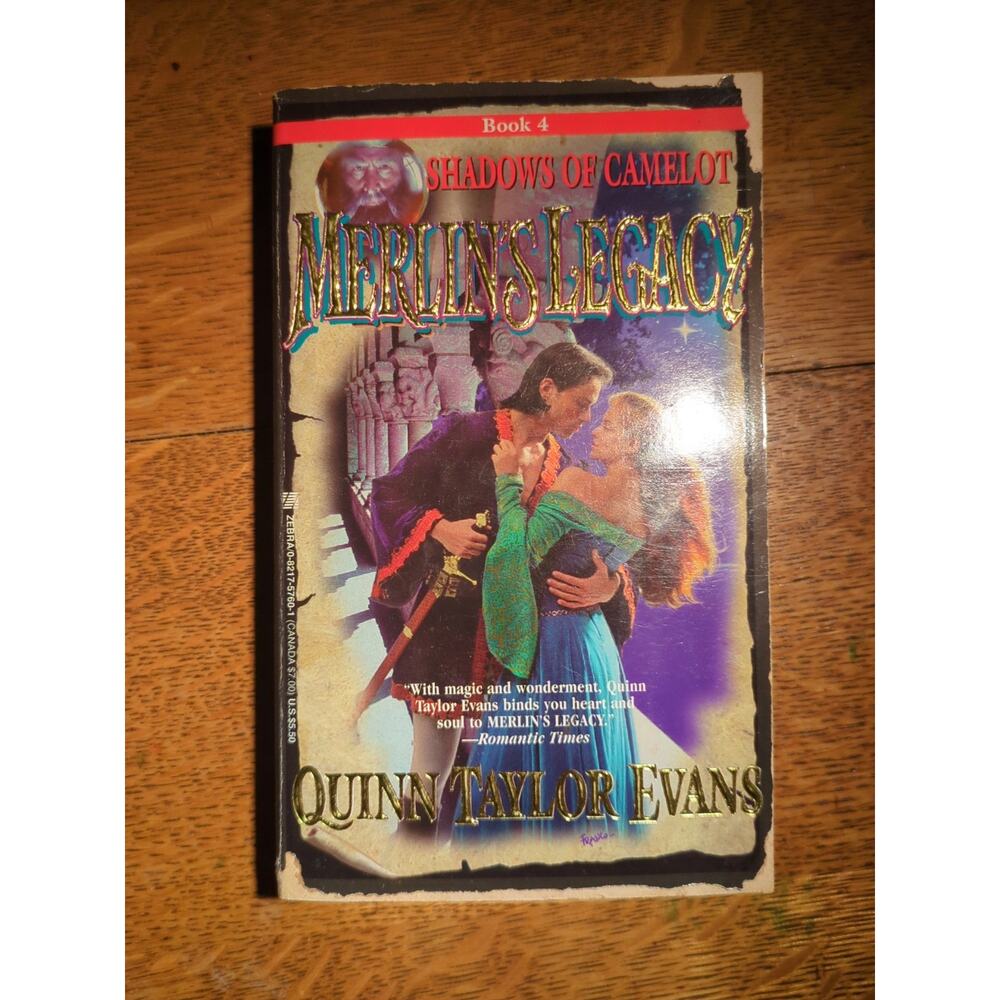 Shadows of Camelot by Quinn Taylor Evans, Book 4 in the Merlin's Legacy Series